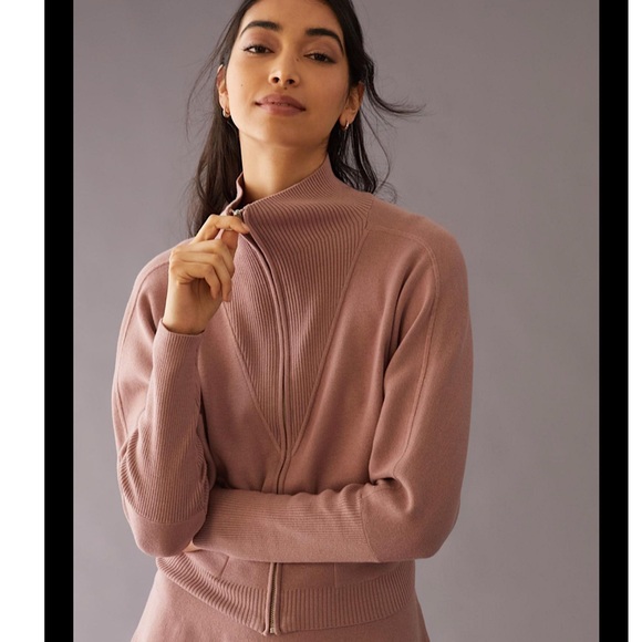 Daily Practice by Anthropologie The Daintree Sweater in Pink. Size Small. NWOT - Picture 3 of 7